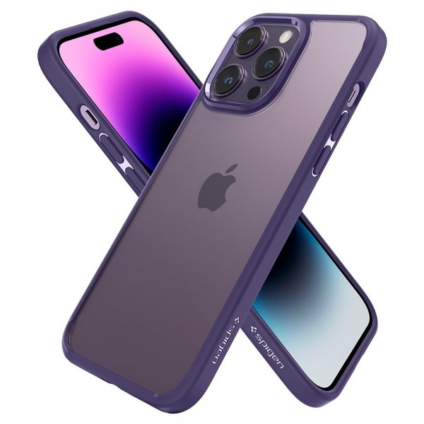 Spigen iPhone 14 Pro Deksel Ultra Hybrid Deep Purple