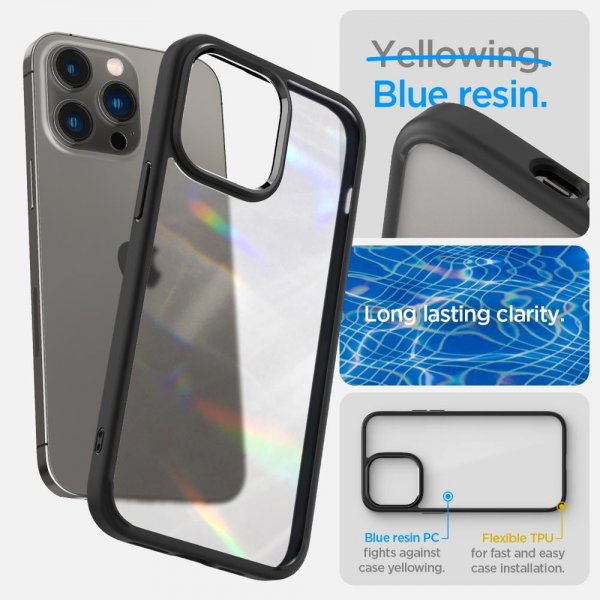 Spigen iPhone 14 Pro Deksel Ultra Hybrid Frost Black