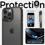 Spigen iPhone 14 Pro Deksel Ultra Hybrid Frost Black