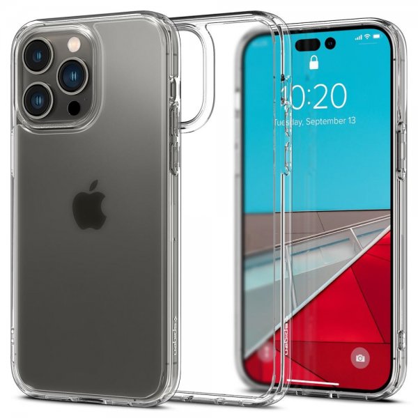 Spigen iPhone 14 Pro Deksel Ultra Hybrid Frost Clear