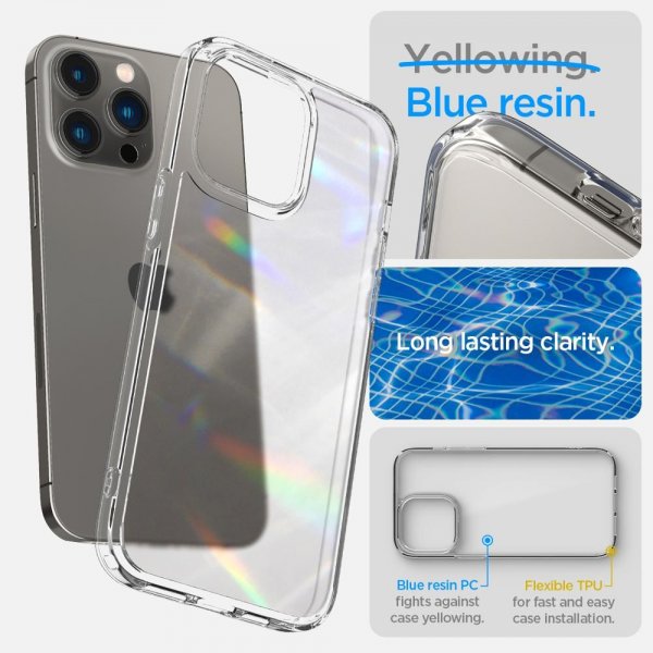 Spigen iPhone 14 Pro Deksel Ultra Hybrid Frost Clear