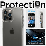 Spigen iPhone 14 Pro Deksel Ultra Hybrid Frost Clear