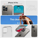 Spigen iPhone 14 Pro Deksel Ultra Hybrid Frost Clear