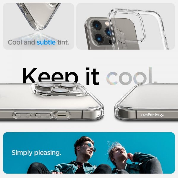 Spigen iPhone 14 Pro Deksel Ultra Hybrid Frost Clear