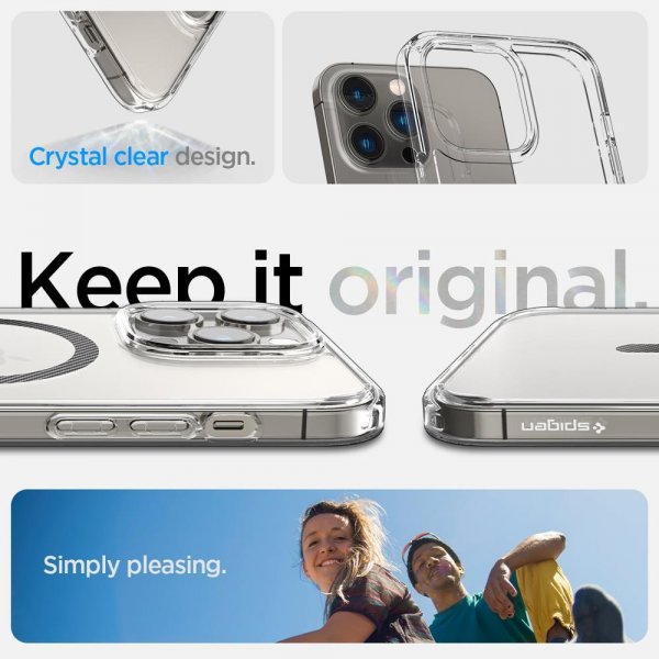 Spigen iPhone 14 Pro Deksel Ultra Hybrid MagFit Carbon Fiber