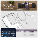 Spigen iPhone 14 Pro Deksel Ultra Hybrid MagFit Frost Clear
