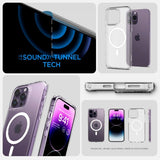 Spigen iPhone 14 Pro Deksel Ultra Hybrid MagFit Frost Clear