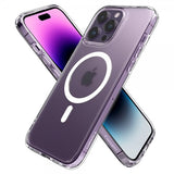 Spigen iPhone 14 Pro Deksel Ultra Hybrid MagFit Frost Clear