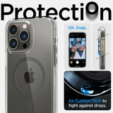 Spigen iPhone 14 Pro Deksel Ultra Hybrid MagFit Graphite