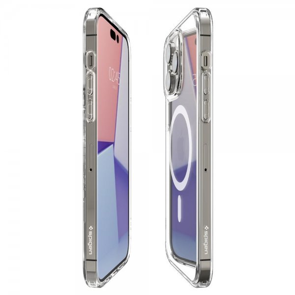 Spigen iPhone 14 Pro Deksel Ultra Hybrid MagFit White