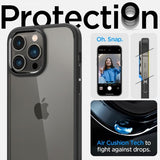 Spigen iPhone 14 Pro Deksel Ultra Hybrid Matte Black