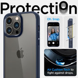 Spigen iPhone 14 Pro Deksel Ultra Hybrid Navy Blue
