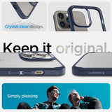 Spigen iPhone 14 Pro Deksel Ultra Hybrid Navy Blue