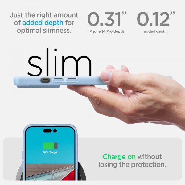 Spigen iPhone 14 Pro Deksel Ultra Hybrid Sierra Blue