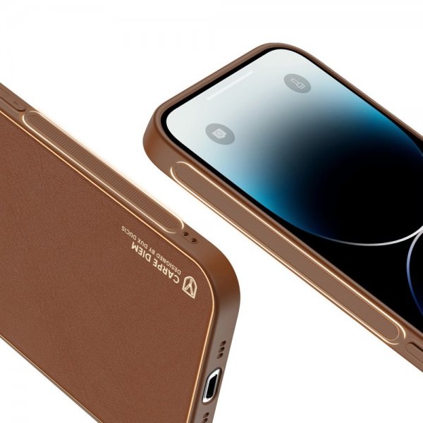 Dux Ducis iPhone 14 Pro Deksel Brun
