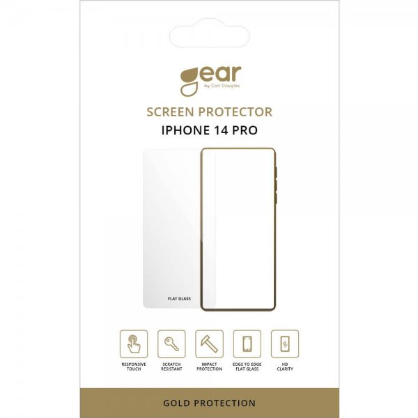 Gear iPhone 14 Pro Skjermbeskytter 2.5D