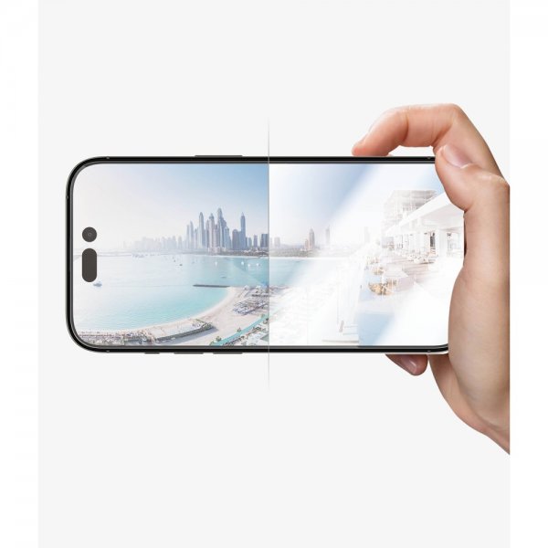PanzerGlass iPhone 14 Pro Skjermbeskytter Ultra-Wide Fit Anti-reflective EasyAligner