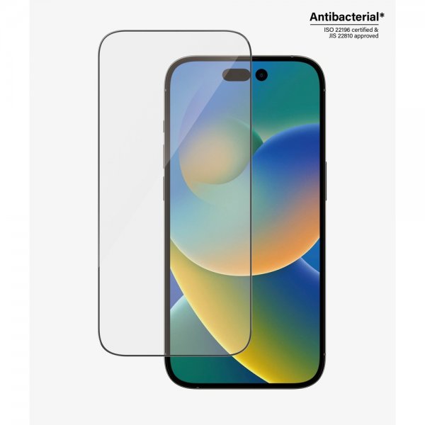 PanzerGlass iPhone 14 Pro Skjermbeskytter Ultra-Wide Fit EasyAligner