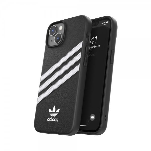 Adidas iPhone 14 Deksel 3 Stripes Snap Case Svart Hvit