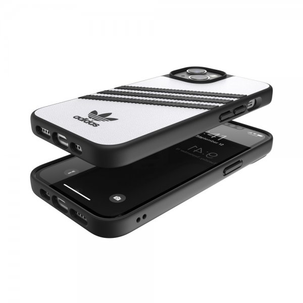 Adidas iPhone 14 Deksel 3 Stripes Snap Case Hvit Svart