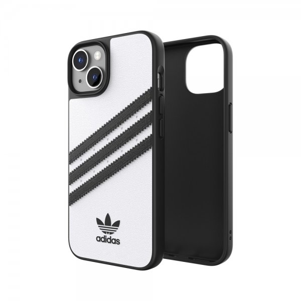 Adidas iPhone 14 Deksel 3 Stripes Snap Case Hvit Svart