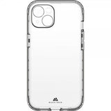 Black Rock iPhone 14 Deksel 360° Real Glass Case Svart Klar