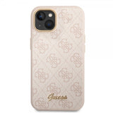 Guess iPhone 13/14/15 Deksel 4G Logo Rosa