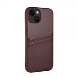 Buffalo iPhone 13/iPhone 14 Deksel Backcover with Card Slots Brun