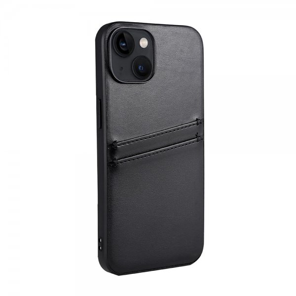 Buffalo iPhone 13/14 Deksel Backcover with Card Slots Svart
