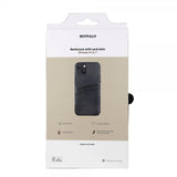Buffalo iPhone 13/14 Deksel Backcover with Card Slots Svart