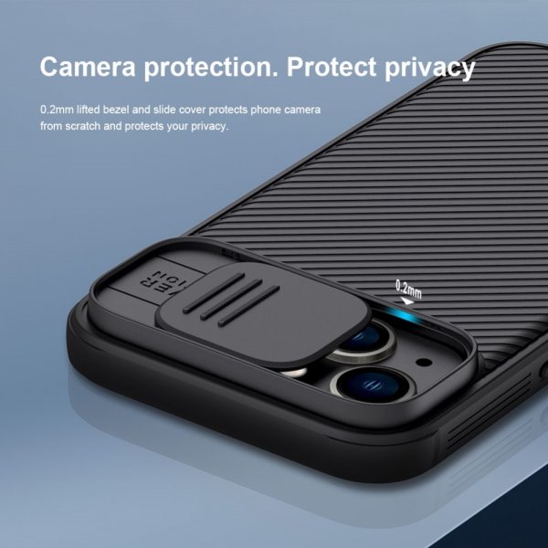 Nillkin iPhone 13/14 Deksel CamShield Pro Svart
