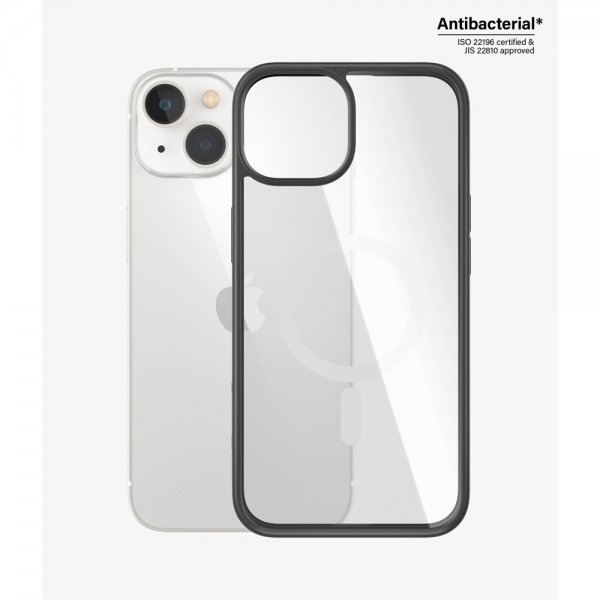 PanzerGlass iPhone 13/iPhone 14 Deksel ClearCase Black Edition MagSafe