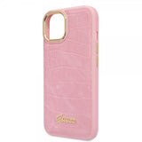 Guess iPhone 14 Deksel Croco Rosa