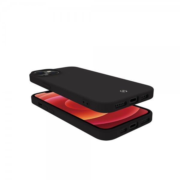 Celly iPhone 14 Deksel CROMO Svart