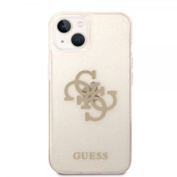 Guess iPhone 14 Deksel Full Glitter Gull