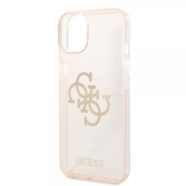 Guess iPhone 14 Deksel Full Glitter Gull