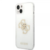 Guess iPhone 14 Deksel Full Glitter Transparent