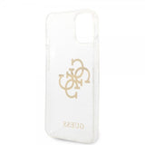 Guess iPhone 14 Deksel Full Glitter Transparent
