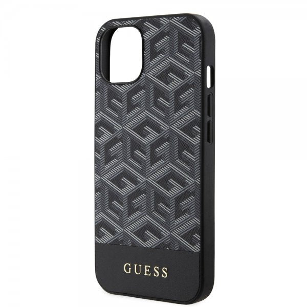 Guess iPhone 14 Deksel G Cube MagSafe Svart