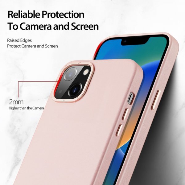 Dux Ducis iPhone 14 Deksel Grit Series MagSafe Rosa