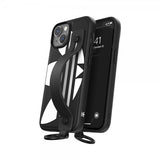 Adidas iPhone 14 Deksel Handstrap Case Svart Hvit