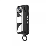 Adidas iPhone 14 Deksel Handstrap Case Svart Hvit