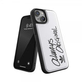 Adidas iPhone 14 Deksel Inlay Embroidery Case Hvit Svart