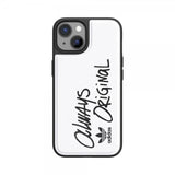 Adidas iPhone 14 Deksel Inlay Embroidery Case Hvit Svart