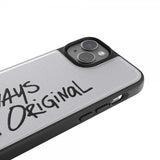 Adidas iPhone 14 Deksel Inlay Embroidery Case Hvit Svart