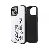 Adidas iPhone 14 Deksel Inlay Embroidery Case Hvit Svart