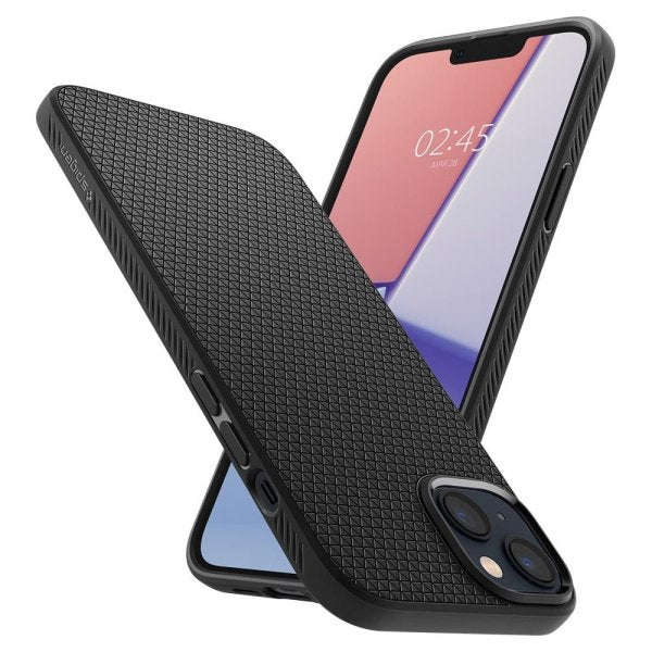 Spigen iPhone 14 Deksel Liquid Air Matte Black