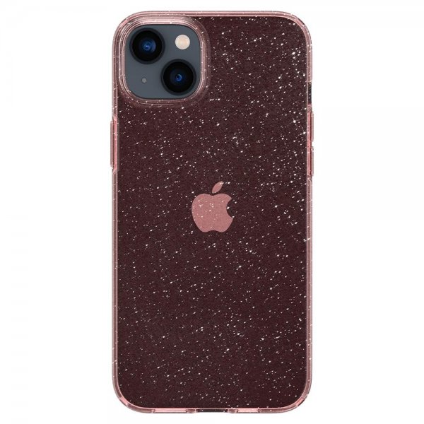 Spigen iPhone 14 Deksel Liquid Crystal Glitter Rose Quartz