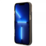 Guess iPhone 14 Deksel Liquid Glitter Translucent Svart