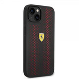 Ferrari iPhone 14 Deksel Logo Perforert Rød